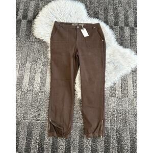 Matilda Jane‎ Good Hart GH Brown Jogger Pants Womens size 10 NWT